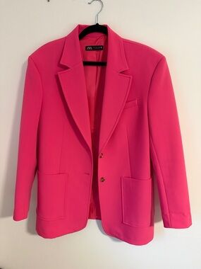 ZARA | Like New Pink Blazer